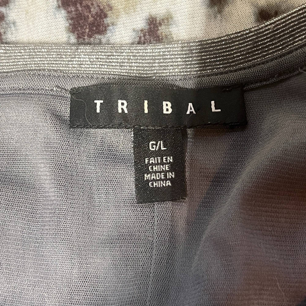 Vintage 90s Y2K Tribal Animal Print Mesh Maxi Dress L Grunge Column Stylen retro - Picture 9 of 10